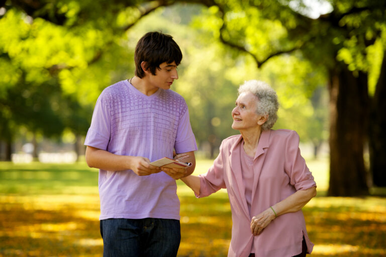 Elderly Woman Catches 4 Boys In Her Yard, Cries When She Realizes What They're Doing